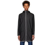 Black Waterproof Rain Jacket