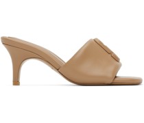 Beige 'The Leather J Marc' Heeled Sandals