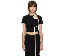 Black & White Flared T-Shirt