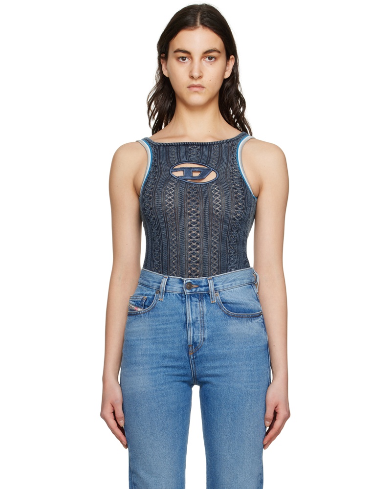 Diesel Damen Blue M-Ilagros Bodysuit