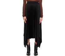 Black Ade Midi Skirt