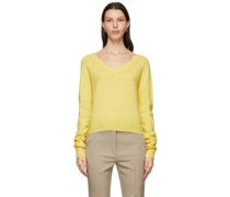 Yellow Fatuo V-Neck Sweater