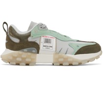 Gray & Green Overload Sneakers