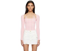 Pink Lace Sweater