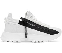 White & Black Spectre Sneakers