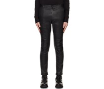Black Faust Leather Pants