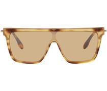 Tortoiseshell Shield Sunglasses