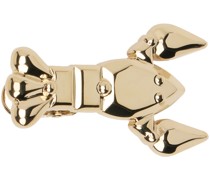 Gold Lobster Tie Bar
