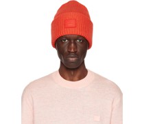 Red Patch Beanie