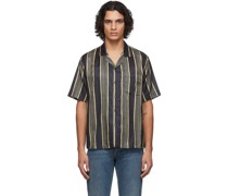 Black Stripe Camp Shirt