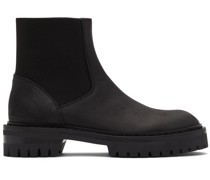 Black Jean Boots