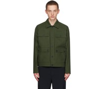 Khaki Flap Pocket Jacket