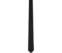 Black Micro Jacquard 4G Tie