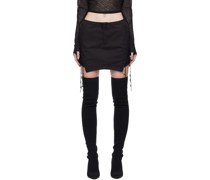 Black Laced Miniskirt