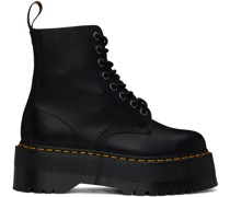Black 1460 Pascal Max Leather Platform Boots
