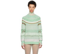 Green Pattern Sweater
