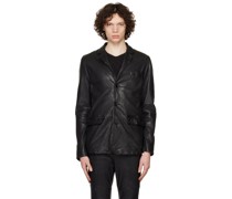 Black Ade Leather Jacket