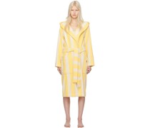 Yellow Hooded Bathrobe