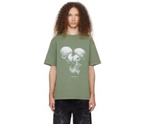 Green Aliens Kissing T-Shirt
