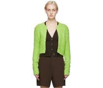 Green Knit Cardigan
