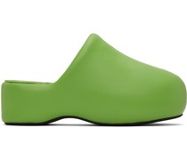 Green Bubble Loafers