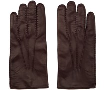 Burgundy Leather Gloves