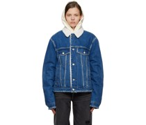 Blue Sherpa Denim Jacket