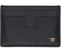 Black Leather Classic Card Holder