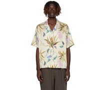 Beige Floral Shirt