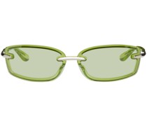 Green & Silver Bambi Sunglasses