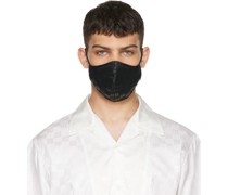 Black Monogram Face Mask