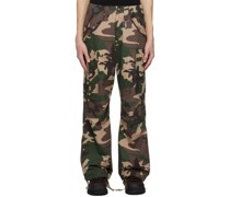 Khaki Camouflage Cargo Pants