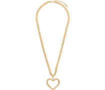 Gold Love & Peace Necklace