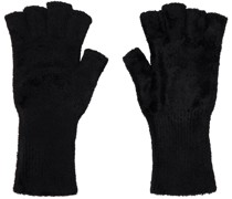Black Nº 23 Fingerless Gloves