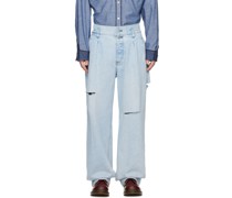 Blue 'The Wide' Jeans