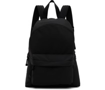 Black 'VLTN' Print Backpack