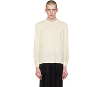 Off-White Curved Sleeve Sweater