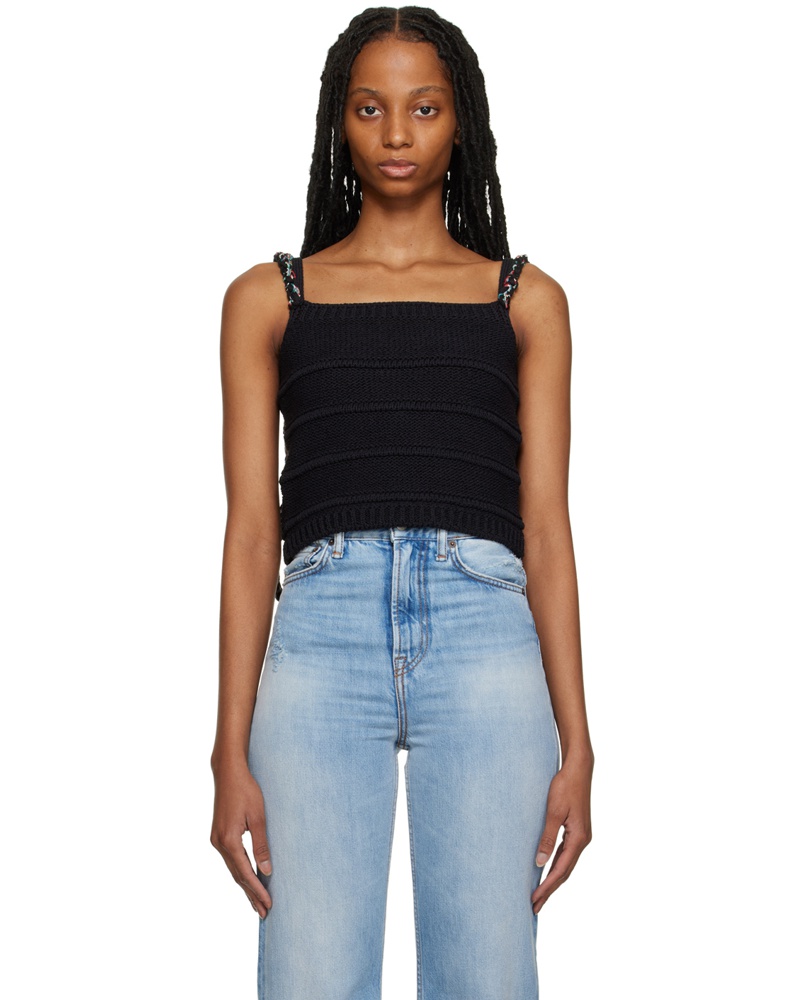 Adererror Damen Black Montblanc Tank Top Adererror Damen Black Montblanc Tank Top