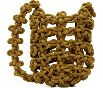 Yellow Knot Armpit Tech Pouch