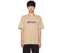 Khaki 3D 'SNYC' T-Shirt