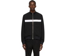 Black Polyester Track Jacket