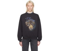 Black Harvey Leopard Sweatshirt
