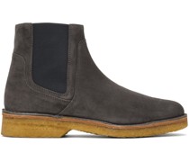 Gray Theodore Chelsea Boots