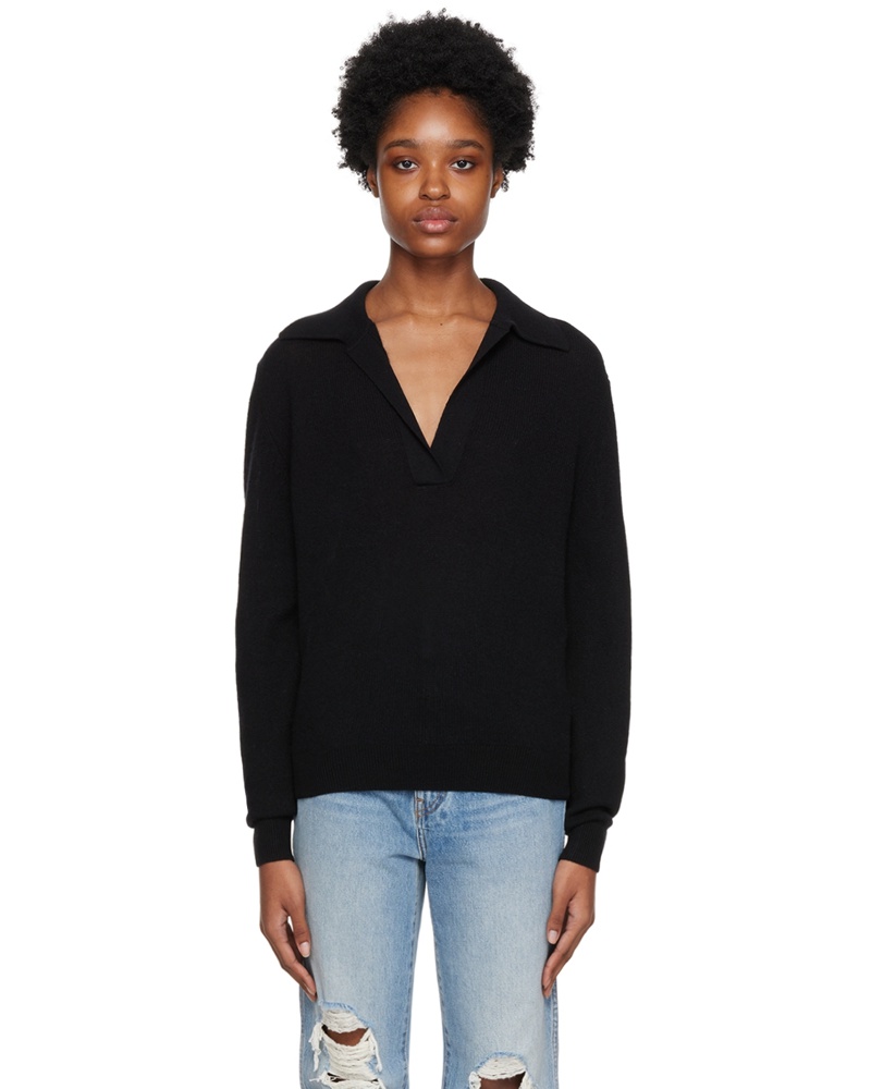 KHAITE Damen Black 'The Jo' Sweater