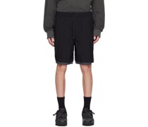 Black Zippered Shorts