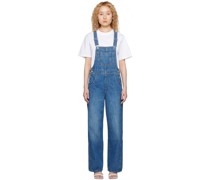 Blue Utility Denim Overalls