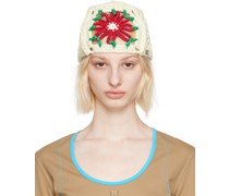 Off-White Flower Beanie