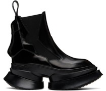 Black Coated Chelsea Boots