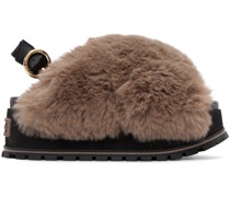 Taupe 'The Platform Sandal' Sandals