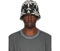 Black Floral Bucket Hat